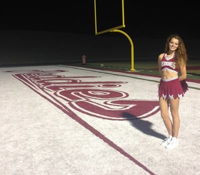 Even the prettiest flowers have their own flaws. HSU student. Reddie cheerleader. #Reddienation