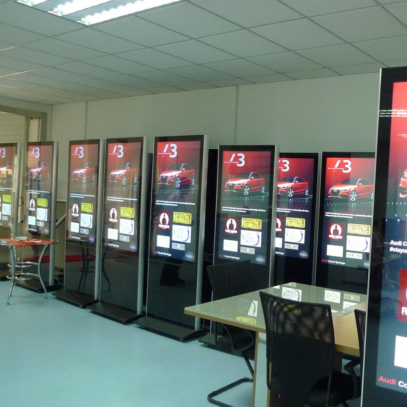 This is Kevin, a Digital Signage manufacturer from Shenzhen China.We're professional in Wall-mounted DS Series,Floor standing DS Series,Touch panel DS Series.