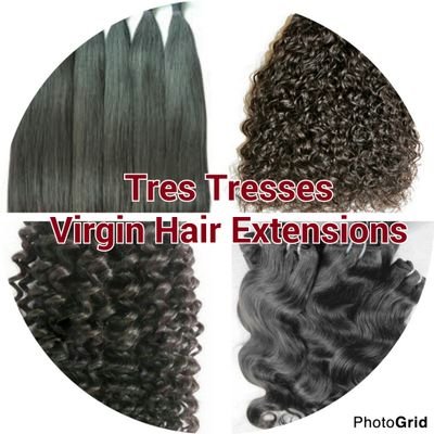 TresTresses's profile picture. 100% Virgin Hair Extensions 
✈Worldwide Shipping 
↘Order Online ↙ 
301-653-8736