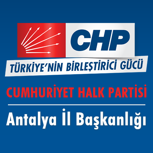 Cumhuriyet Halk Partisi 
Antalya İl Başkanlığı Resmi Twitter hesabıdır.