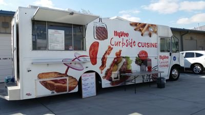 Hy-Vee Curbside Cuisine
State of the art gourmet kitchen on wheels
- looking for something new and exciting to eat? Follow us and see where we will be next!