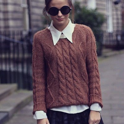 collar shirt under sweater womens