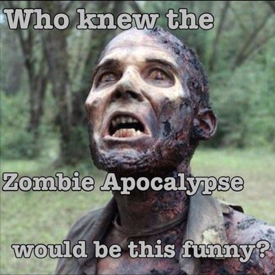 Who Knew the Zombie Apocalypse Would be this Funny?