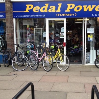 we are a bike shop in formby that sells childrens and adults bikes including high end road and moutain bikes
