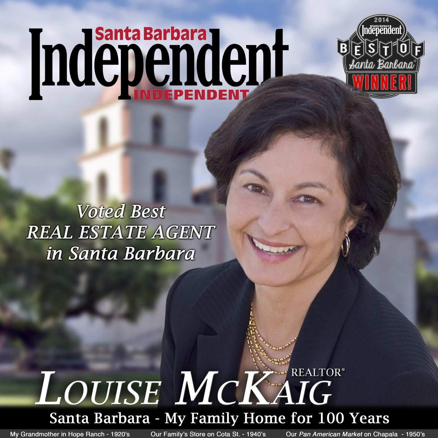 Voted Santa Barbara's Best Real Estate Agent by The SB Independent 2014 & 2015. Named Best Realtor by SB NewsPress 2015 Reader's Choice Awards. #realestate