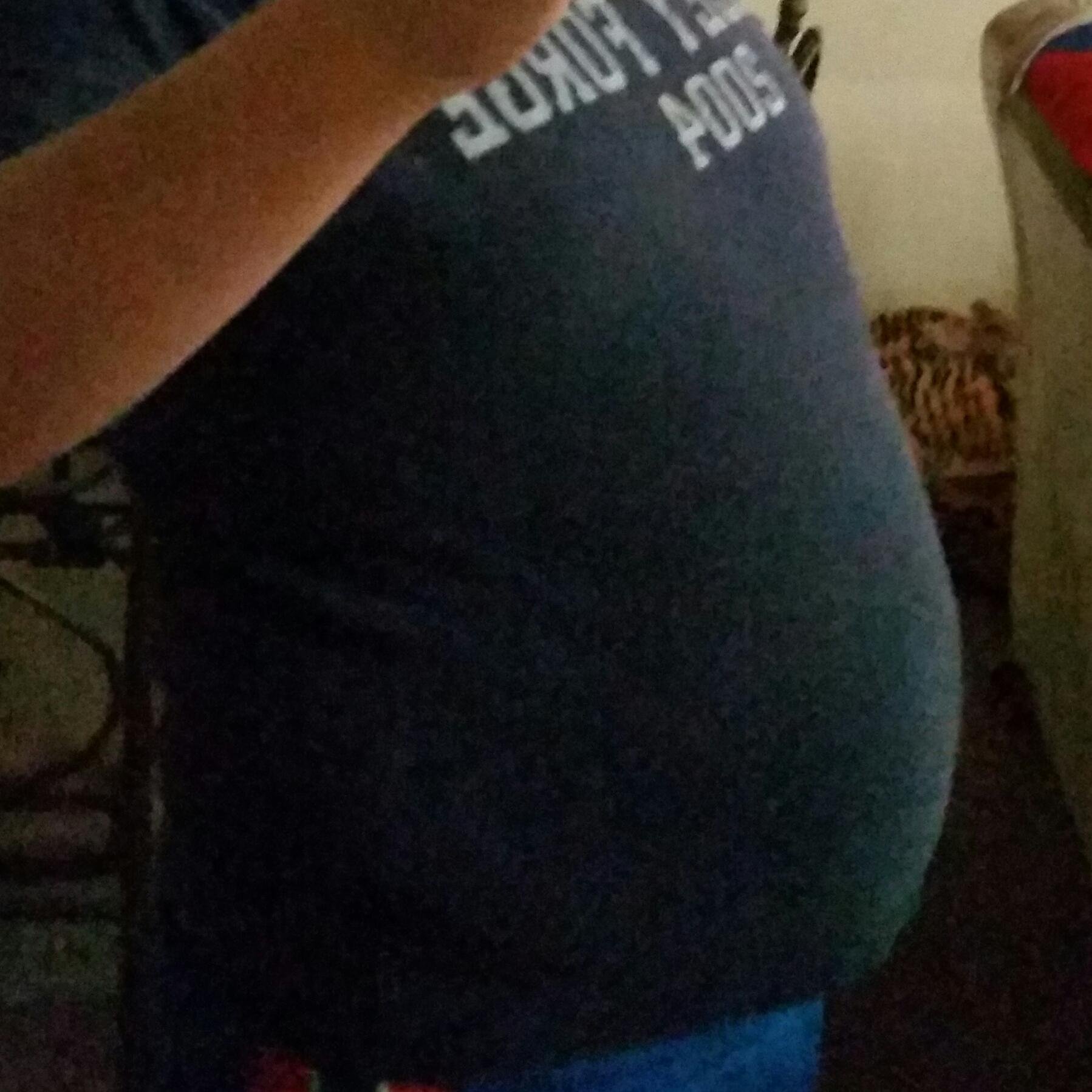 fat guy in a tight shirt