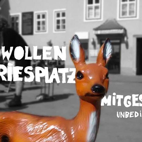 Eine BürgerInnen-Initiative die bei der Gestaltung des Griesplatzes eingebunden werden muss! Foto © Max Tonsern