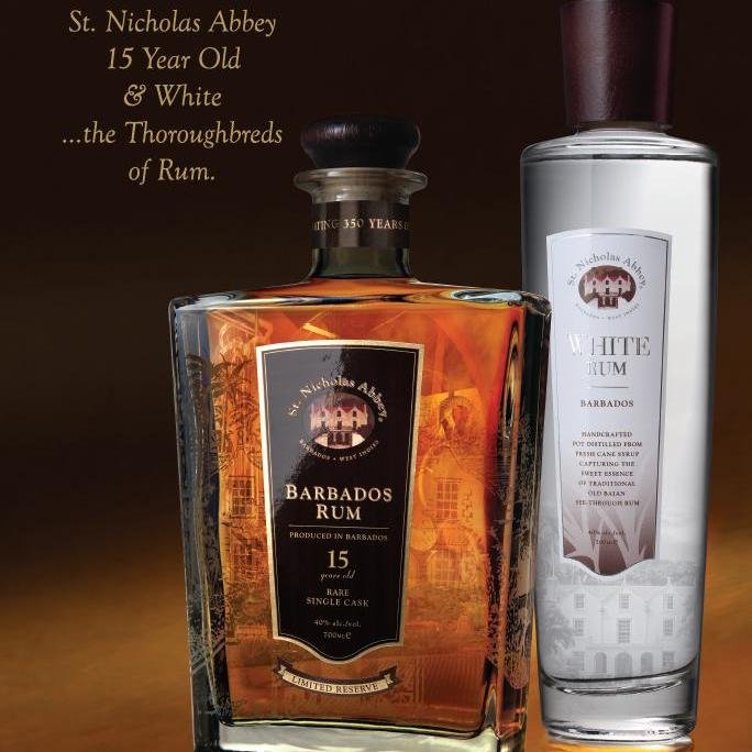 Hand Crafted, Artisanal and Rare Single Cask 15yr, 22yr Rum and Estate Grown and Produced White Rums, 5yrs & 8yr from St Nicholas Abbey in Barbados.