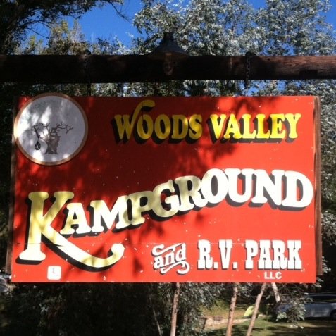 Woods Valley Kampground, Valley Center, CA. Acres of tent & RV camping with full hookups, pool, showers, laundry. Wedding & Event Venue. North San Diego County.