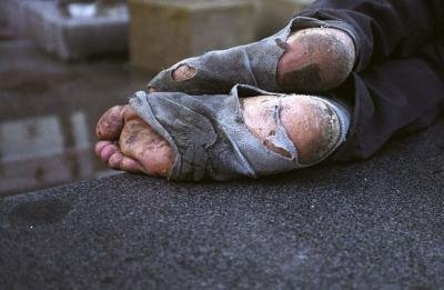 The least amount of clothing donated to the needy are socks. Donate a pair or two to your nearest homeless shelter to help someone get through the winter this y