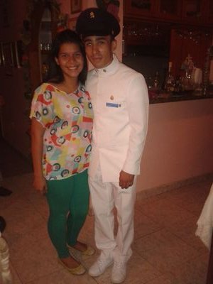 Viviendo el sueño junto a @gabriela_lacruz al ritmo de @cdcrock Servidor de la virgen :D