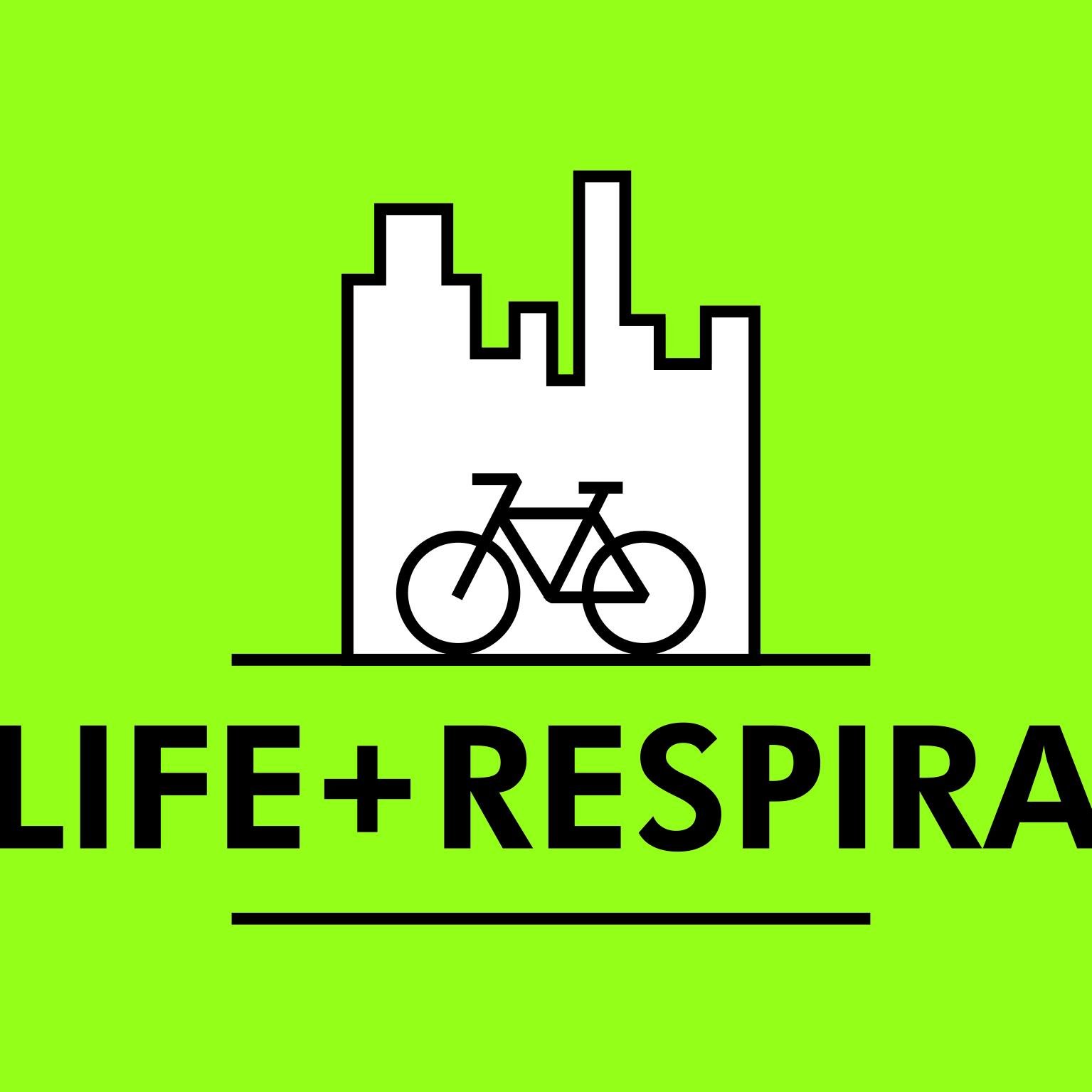 Proyecto con la contribución del instrumento financiero LIFE de la UE. Es posible reducir la exposición a la contaminación de ciclistas urbanos/as y peatones.