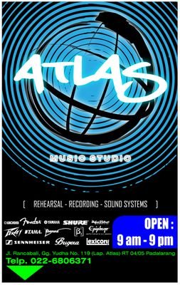 studioatlas119's profile picture. Sound System Rent, Music Studio! Dngan kualitas oke harga terjangkau! Tama drum, H&K, Bugera amps, Cora Amp. Book: 08999459640 | Padalarang Bandung Barat
