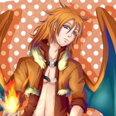 dating @FlareRibbon #rp moves are Fly, Dragon claw, Shadow claw, and Flamethrower. level 100 Naive, Very finicky. Trainer is @AkaruiBright