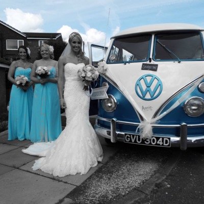Let us make your Big day Amazing. Annie, our 1966 VW Splitscreen camper. The wedding Princess. X