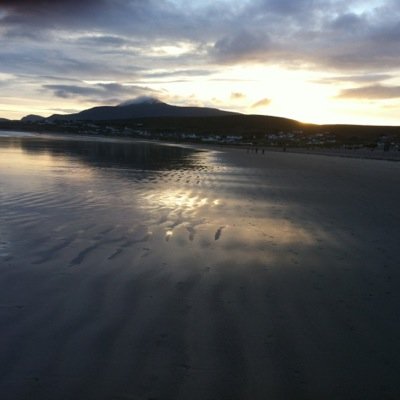 Currisloustia,Roscommon Its never too late for the learning . (picture)The inspirational sands of Keel where you could meet anybody