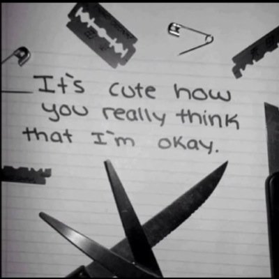 (Secret Account) * TRIGGER WARNING * • 20 • Self Harm • Depression • Suicidal • Anxiety•