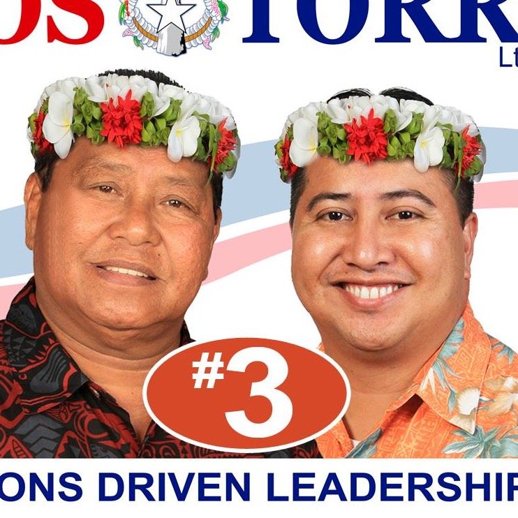 Governor Eloy Inos and Senator Ralph Torres respectfully ask for your vote as Governor and Lt. Governor of the CNMI. They represent Solutions Driven Leadership.