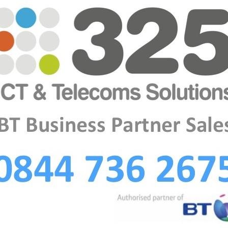 325 are an authorised partner of BT offering businesses 21st Century connectivity solutions. Social Enterprise