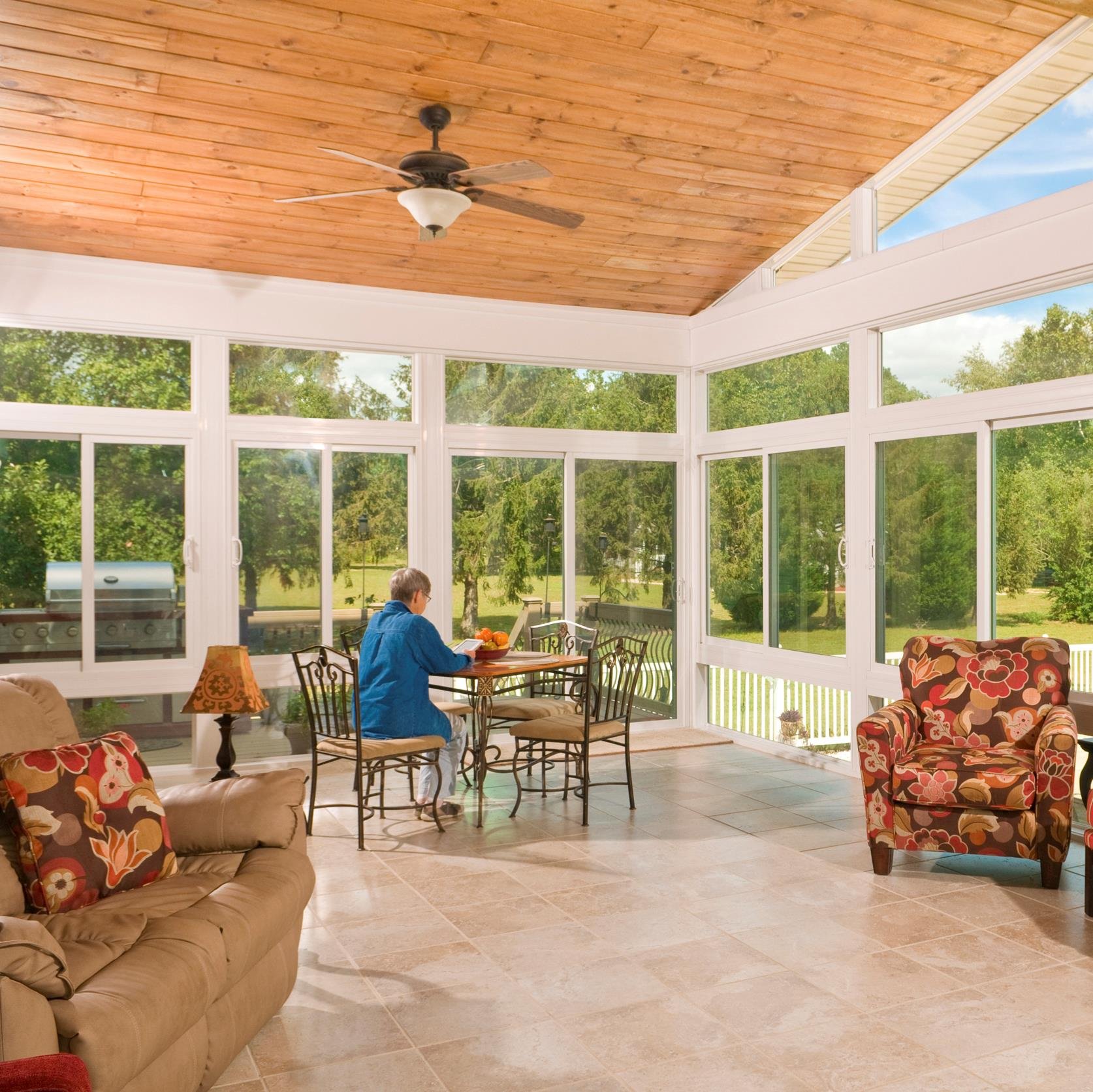 We're a leading American sunroom manufacturer that has been in operation since 1946. We also manufacture a variety of other outdoor living and shade products.