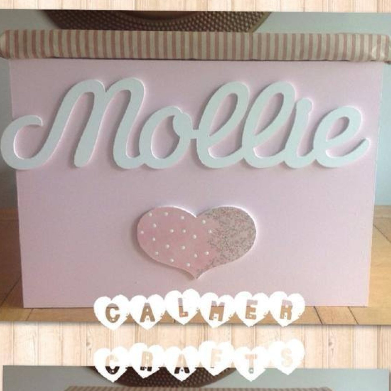 Hello, my name is courtney. i am a mother of two and love doing crafts. I sell painted and decorated letters, numbers and shapes. All handmade by myself.