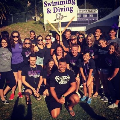 He who has overcome his fears will truly be free. Whittier college '17 / Swimming is life