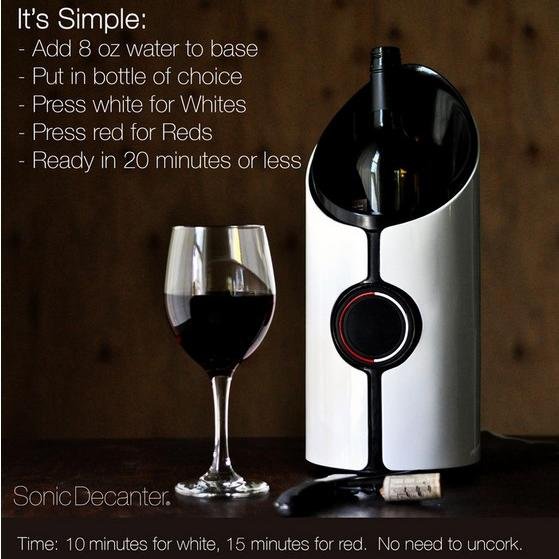 The Sonic Decanter is an device that Makes Any Wine Better in minutes! #sonicdecanter