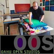 OahuOS's profile picture. Annual Oahu Open Studios Event is a series of free self-guided tours of artist studios + exhibitions spaces on Oahu first 2 weekends of Dec (Image: Adam Weston)