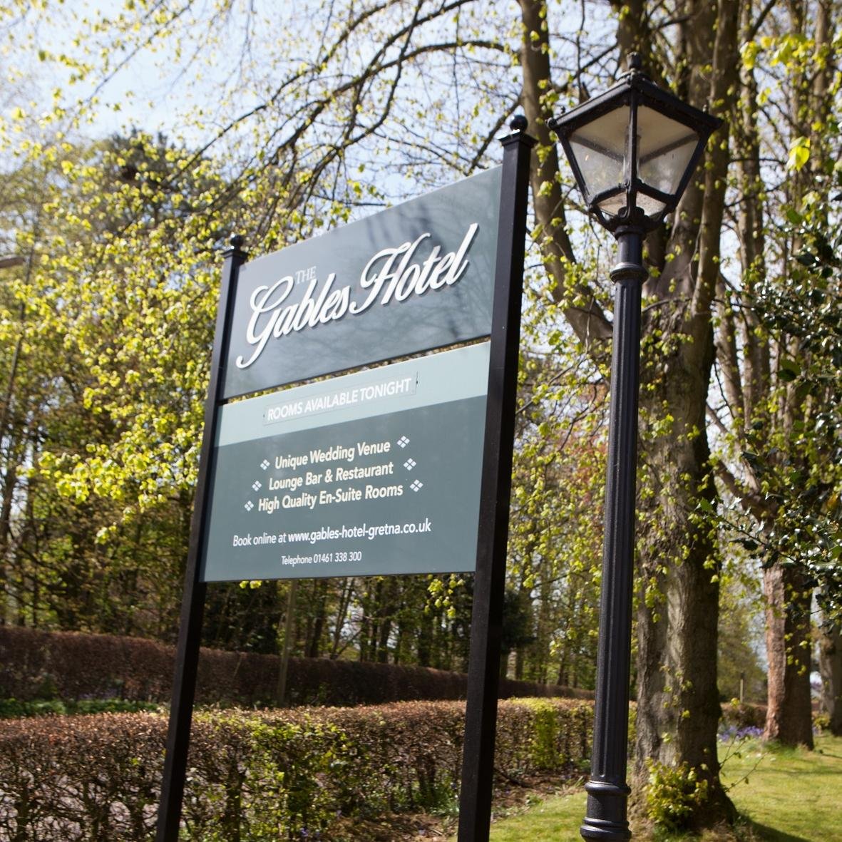 The Gables Hotel family owned in the quiet suburb of Gretna. Embracing Scottish Hospitality from when you arrive to when you leave you're assured a warm welcome