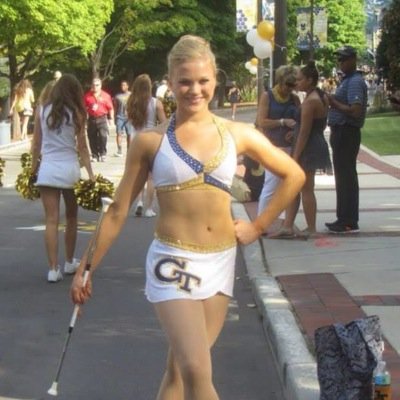 Welcome to the official Twitter page of the Georgia Tech Golden Girl Feature Twirler!