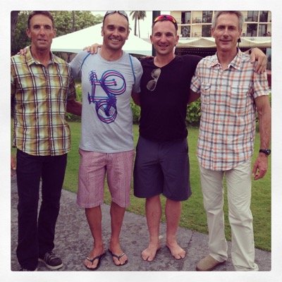 Dad and retired broken Ironman triathlete...ex PGA Golf Professional
