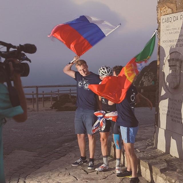 On the 27/07 James Bowtell & his team set the world record for cycling across Europe. Russia - Portugal. 6,337 km. 37 days. 10 team members. 1 cyclist.