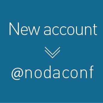 Changed to @nodaconf, please follow for further updates!