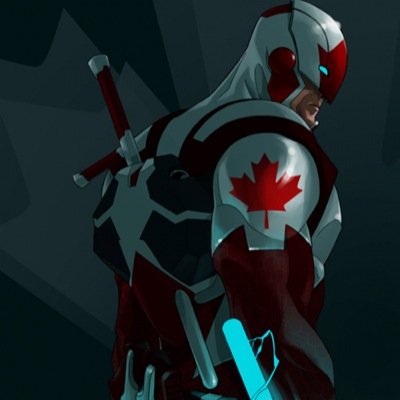 By Day,he's an ordinary Canadian...by Night,he's Canada Man ! The Nicest Superhero Ever ! With his Maple Syrup of Truth,and his sidekick,The Moose of Justice !