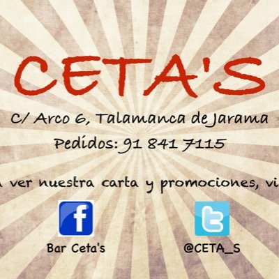 Desayunos - Raciones - Bocadillos - Sandwiches - Hamburguesas - Ensaladas - Pizzas - Paninis. Servicio a domicilio. Más info en Facebook. Tlf.: 918417115