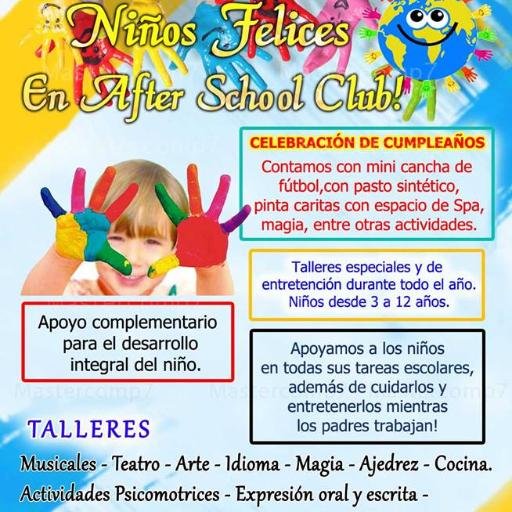Entretenemos y cuidamos a los Niñ@s mientras los padres trabajan.    Apoyamos  en sus tareas escolares y reforzamientos.Talleres entretenidos año corrido!