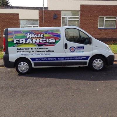Matt Francis Painting and Decorating.Interior+Exterior,Domestic+Commercial.For a free quote call 07855019599