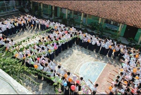 Our motto: DELAPAN BISA (Derapkan Langkah menjadi Sekolah Papan Atas yang Berkah, Ikhlas, Sabar, dan Amanah)