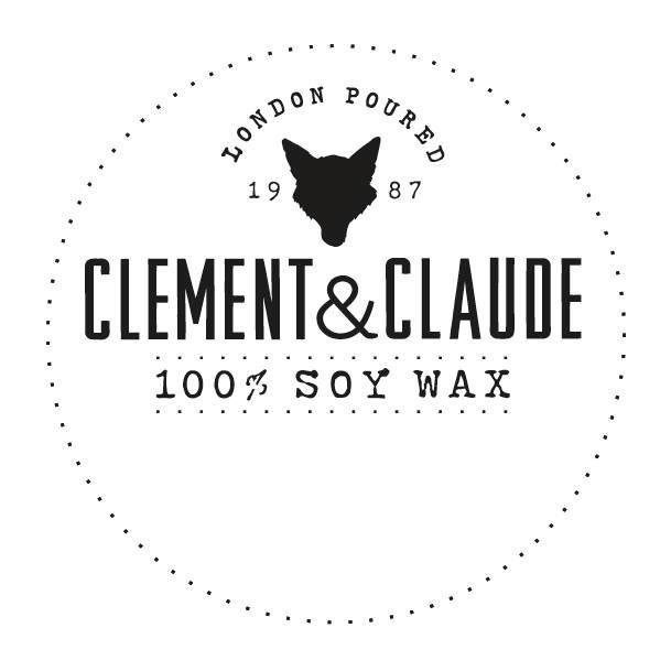 Scented candles made from 100% soy wax. Hand poured in London. hello@clementandclaude.co.uk