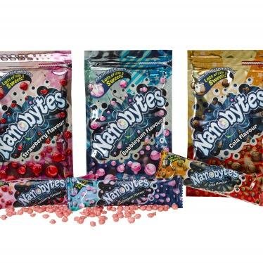 Chewy sweets in 3 earth-shattering flavours!

Available all over Planet Earth!