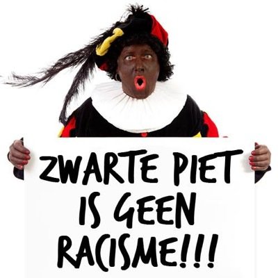 zwarte piet is geen racisme !! 
zwarte piet word zwart door de schorsteen. en de pieten zijn geen slaven maar de beste vrienden van de sint.