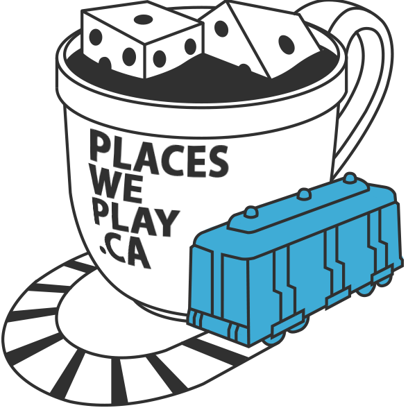 Travelling boardgame aficionados reviewing game cafés across Canada.