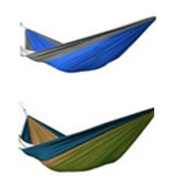 Hamacas para disfrutar la vida outdoor; fácil de transportar y armar. Ideal para camping o picnic. Varios colores.