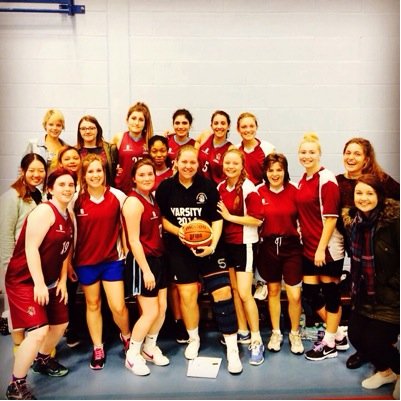 Canterbury Christ Church University Women's Basketball 2014/2015.