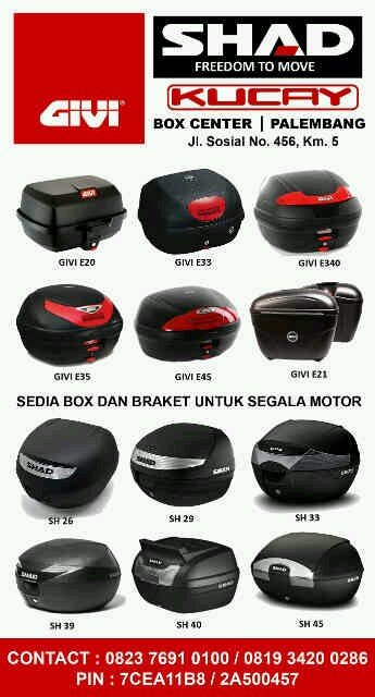 BoxCenterPLG's profile picture. dealer Box Motor GIVI dan SHAD, bikers apparel and motorcycle equipment