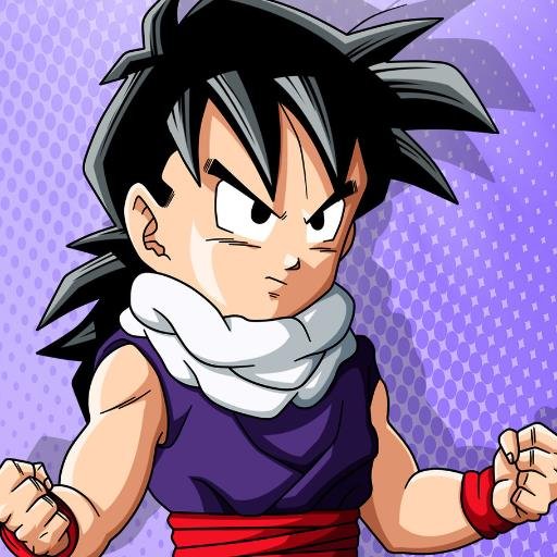 Im Kid Gohan my father is Goku and mother is Chi-Chi im a hybrid like my dad and following in his footsteps to become good as him one day