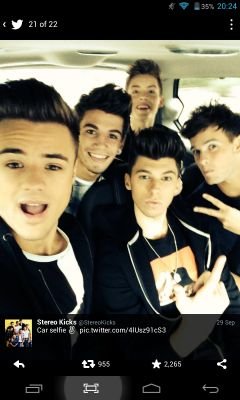 hi im in love wid boy band named stereo kicks! Jcat ,overloader,OTY,stereo kicks follow me