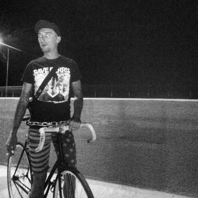 My life is on the line everyday. Yet within inches from certain death, it is where I am most comfortable. Las Vegas Bike Messenger.