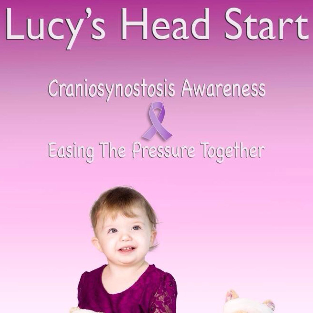 At just 14 months old our daughter Lucy was diagnosed with metopic craniosynostosis . It is a rare condition . Please click on our website to find out more .