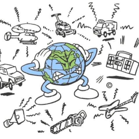 Grupo de 4ºESO A del Colegio Legamar sobre la contaminación acústica.